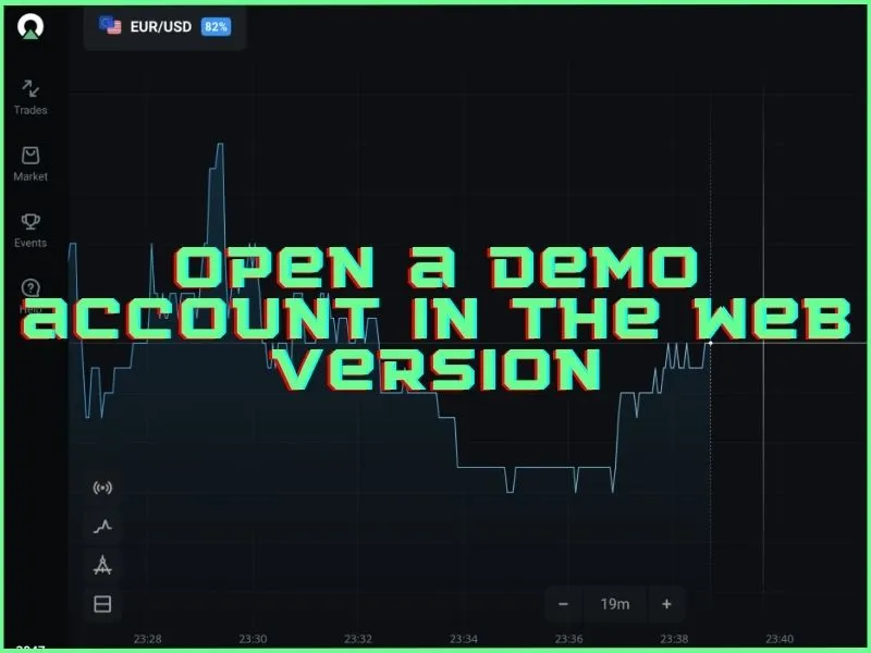 Buka akun demo Olymp Trade di browser