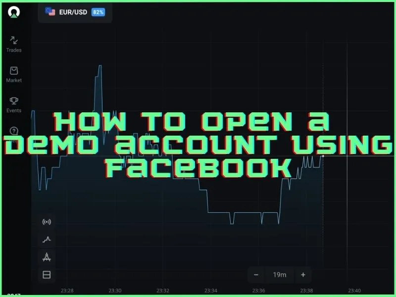 Buka akun demo Olymp Trade melalui Facebook
