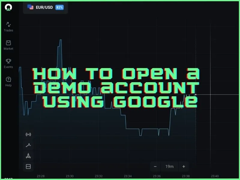 Buka akun demo Olymp Trade melalui Google