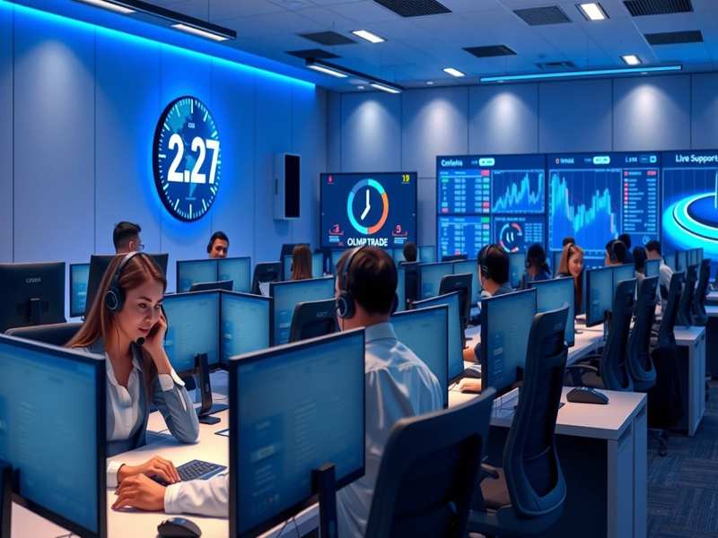 Suporte ao cliente da Olymp Trade